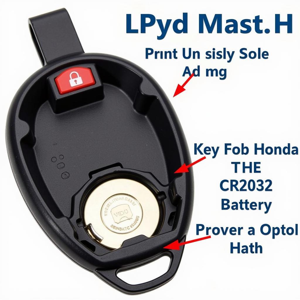 2015 Honda Fit Key Fob Battery Location: Identifying the CR2032 Battery Inside