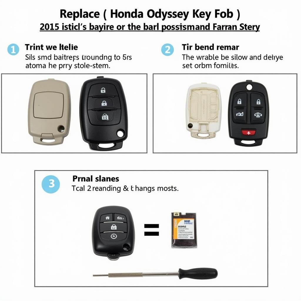 2015 Honda Odyssey Key Fob Battery Replacement