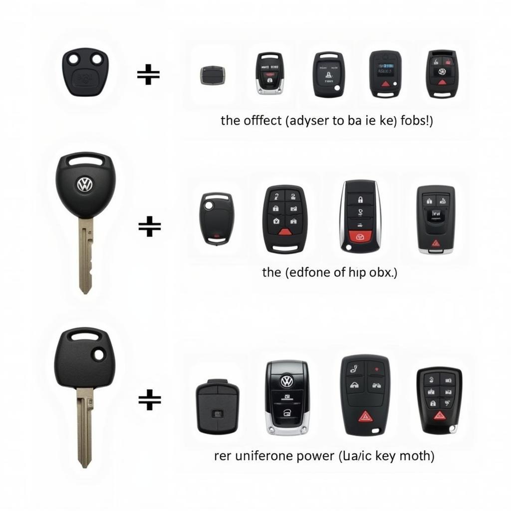 Different Types of 2015 Jetta Key Fobs