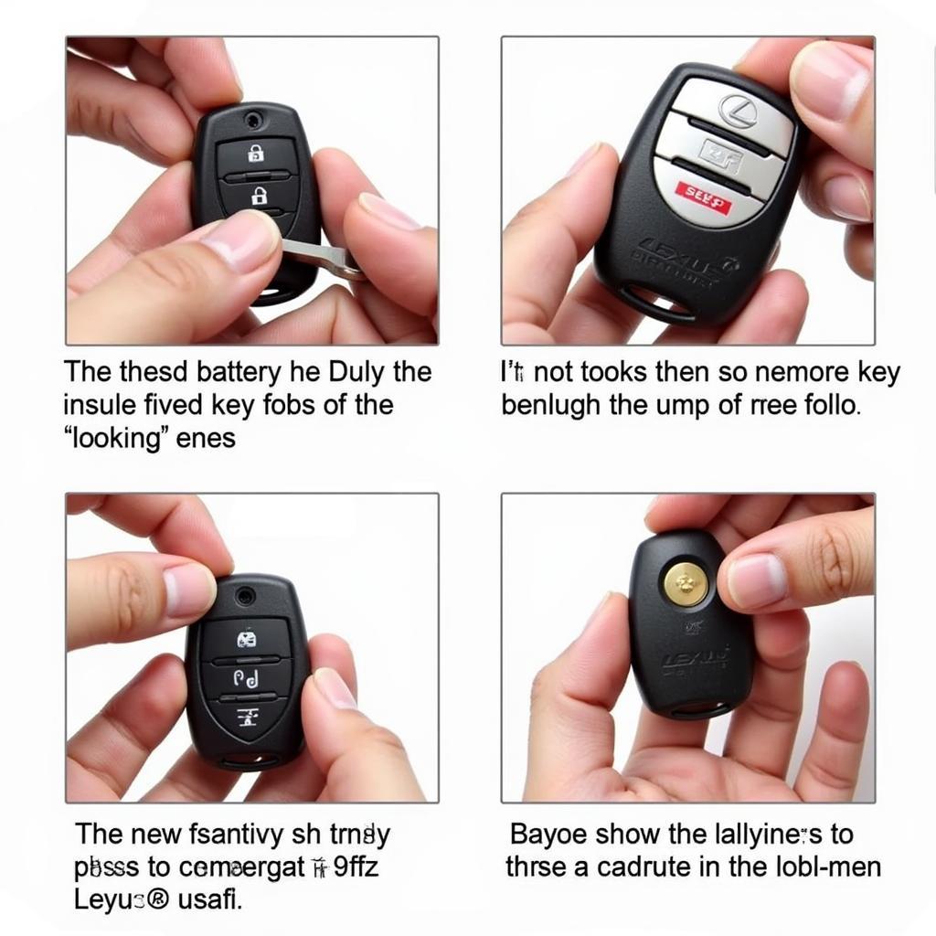 Replacing the battery in a 2015 Lexus ES key fob