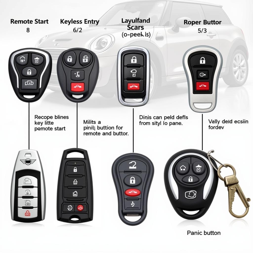 2015 Mini Cooper Key Fob Types and Variations