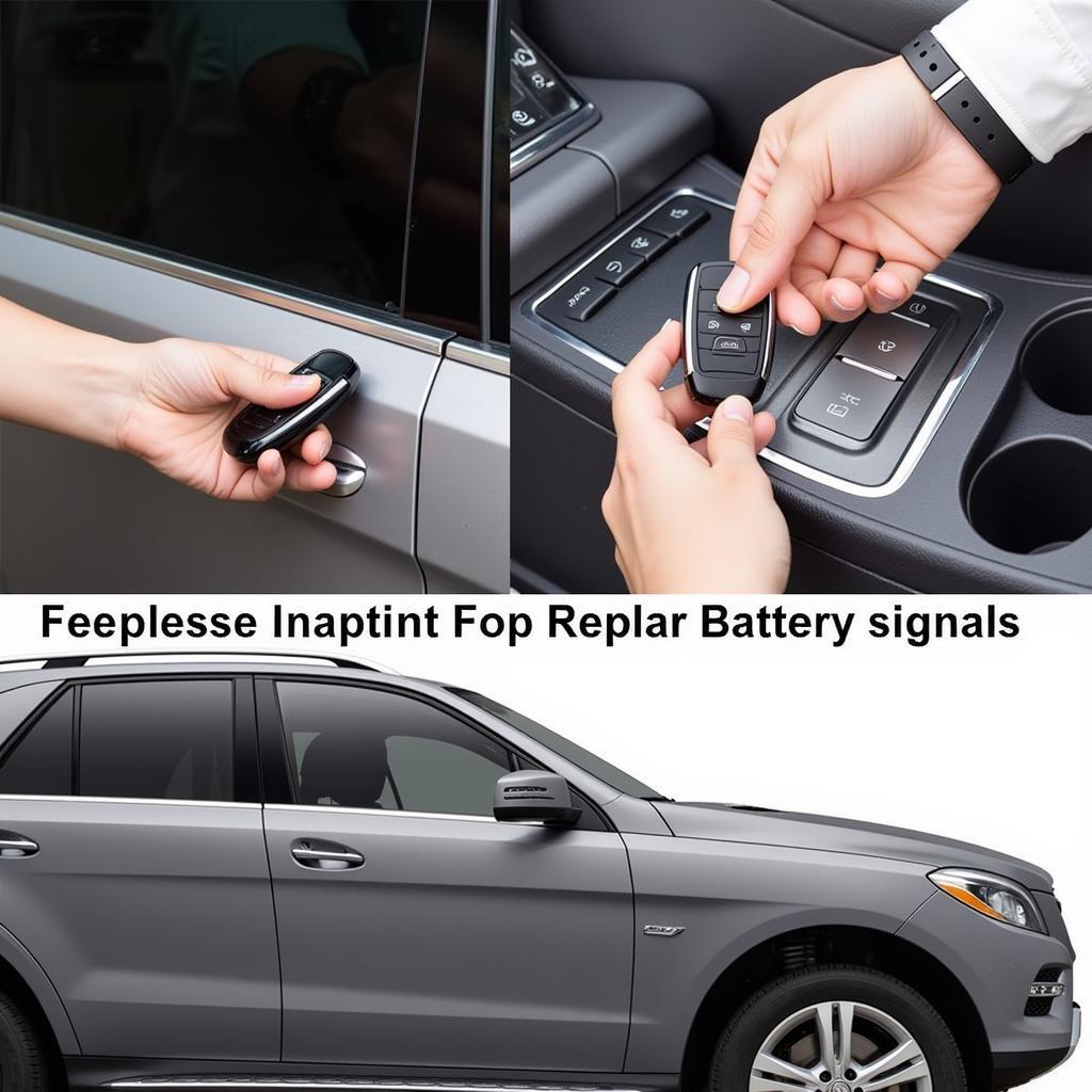 2015 Mercedes ML350 key fob working perfectly, locking and unlocking car effortlessly