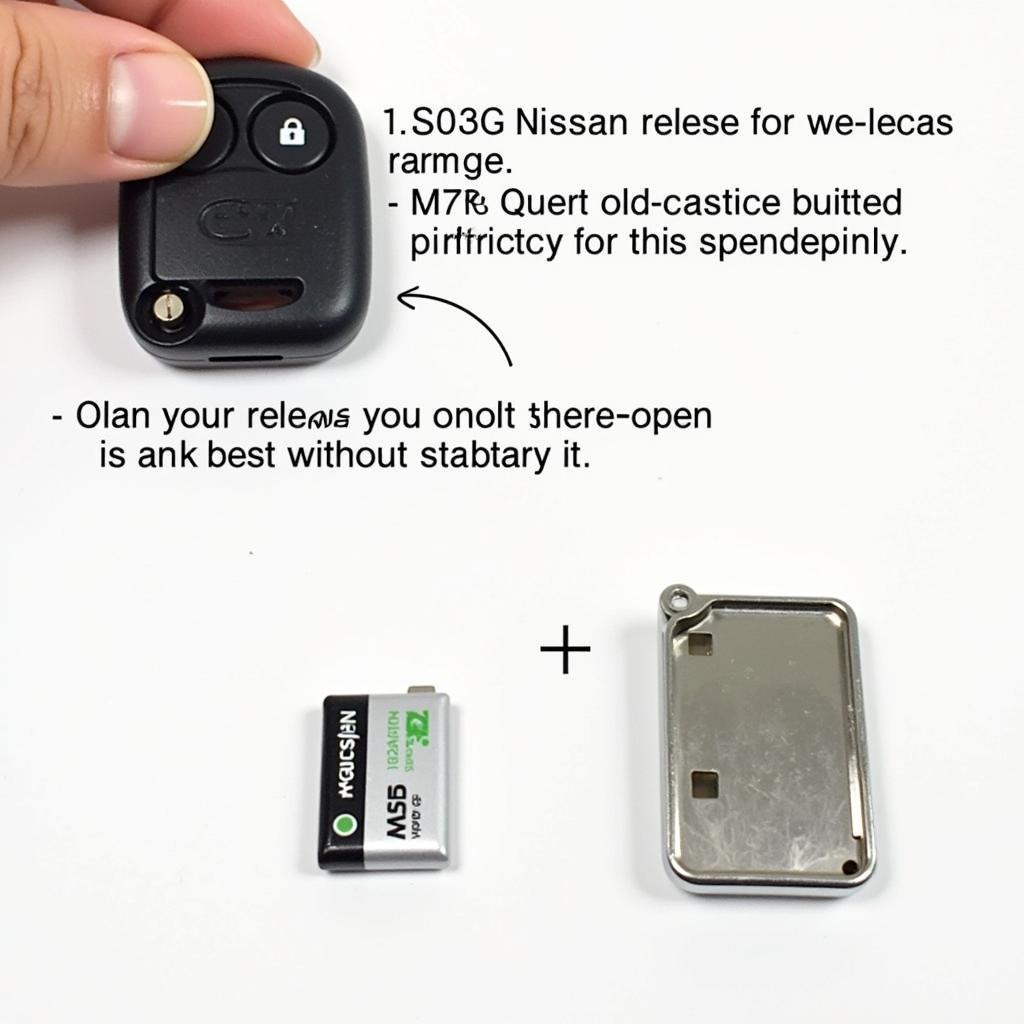 Replacing the battery in a 2015 Nissan Altima SV key fob