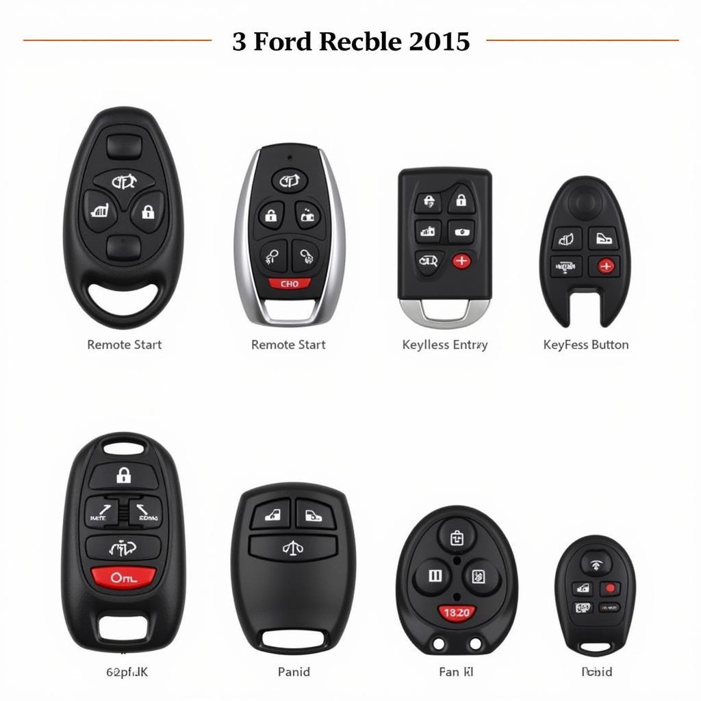 Different Types of 2015 Nissan Key Fobs