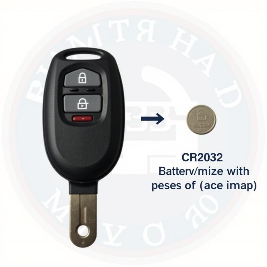 2015 Nissan Leaf Key Fob Battery - CR2032