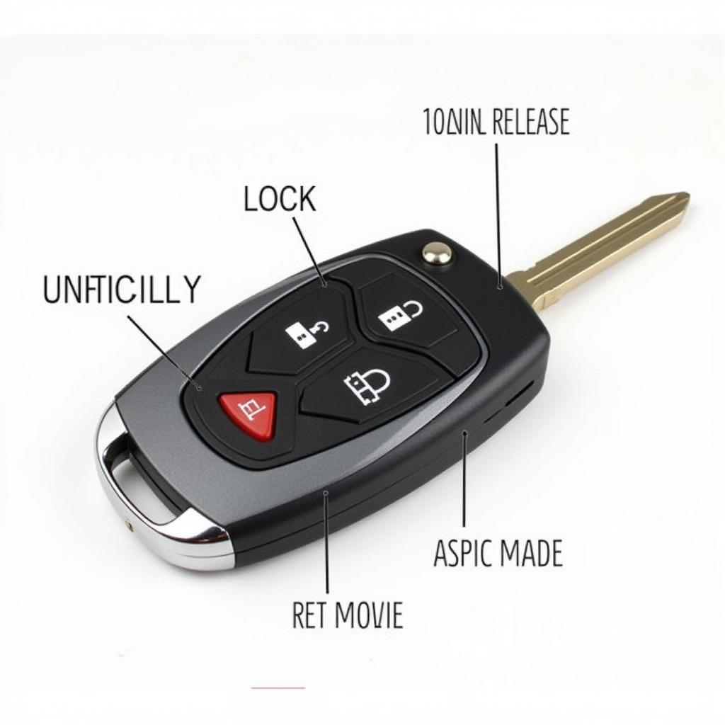 2015 Nissan Sentra Key Fob Functions and Buttons