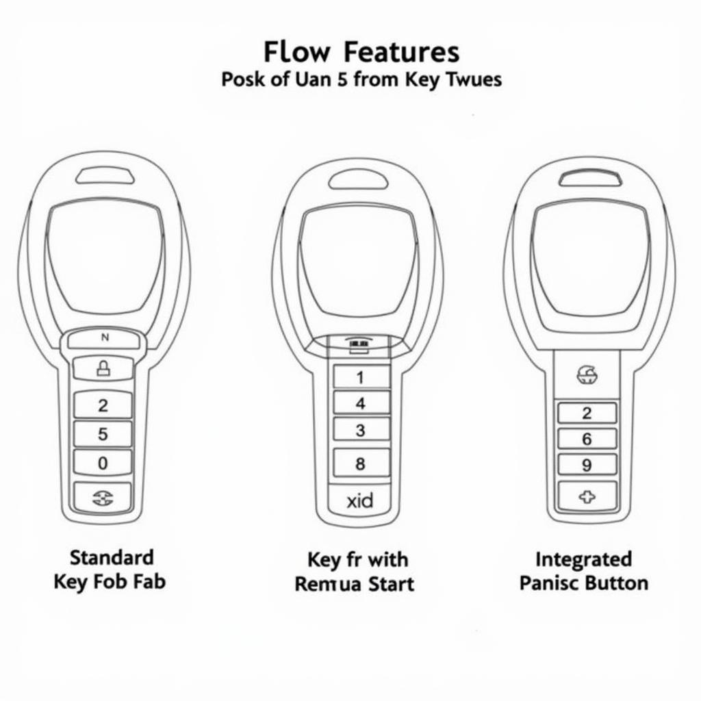 2015 Nissan Sentra Key Fob Variations: Standard, Remote Start, and Panic Button