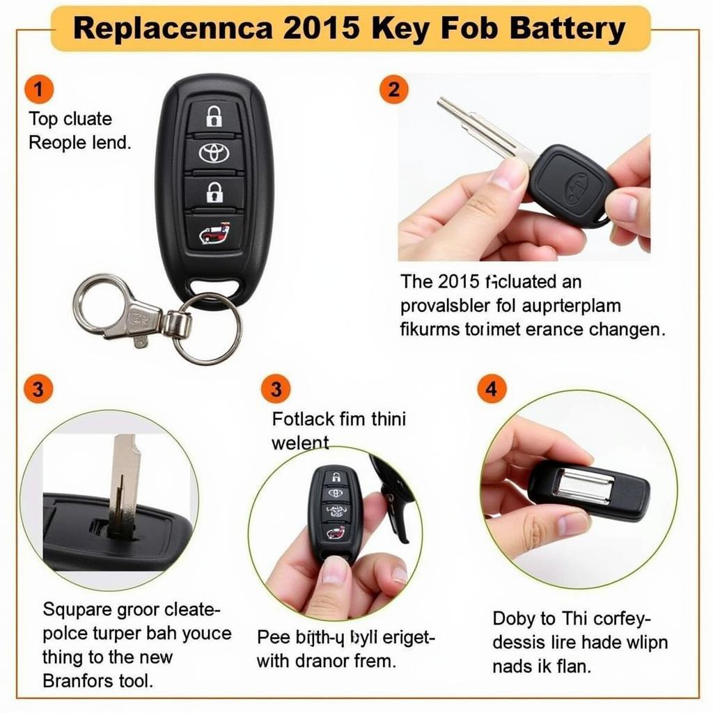 2015 Toyota Key Fob Battery Replacement Process