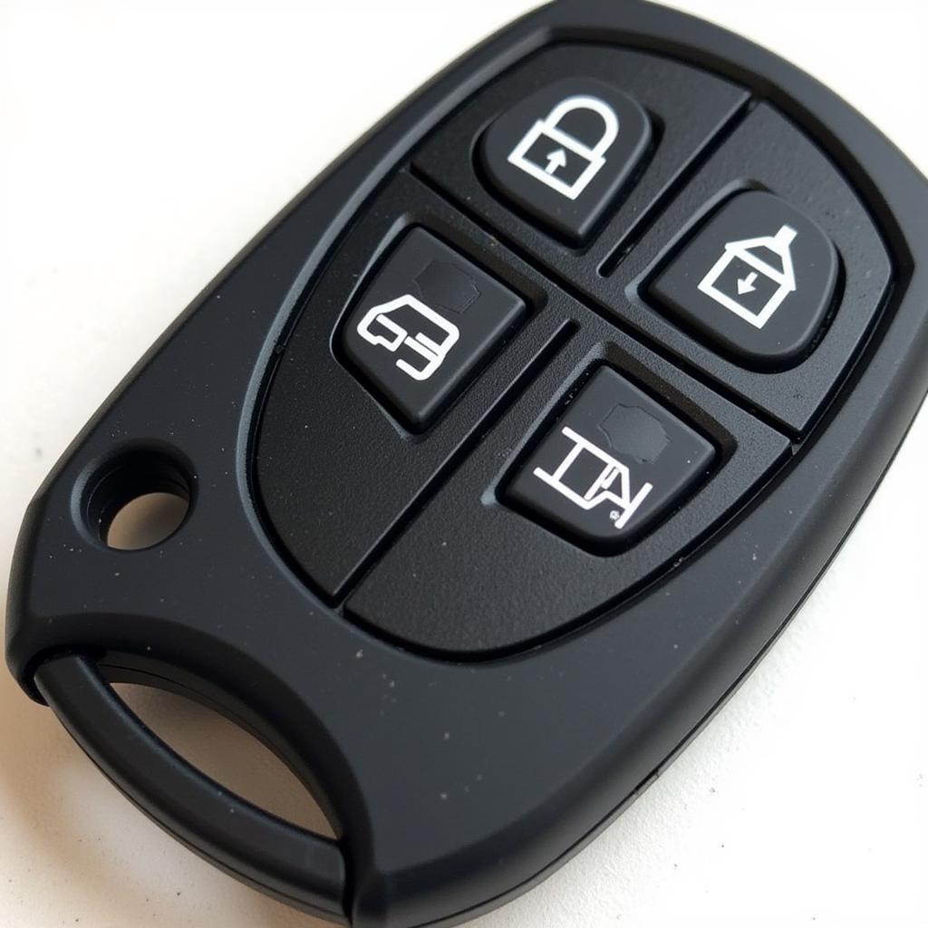 2015 Toyota Sienna Key Fob Closeup Showing Buttons and Design