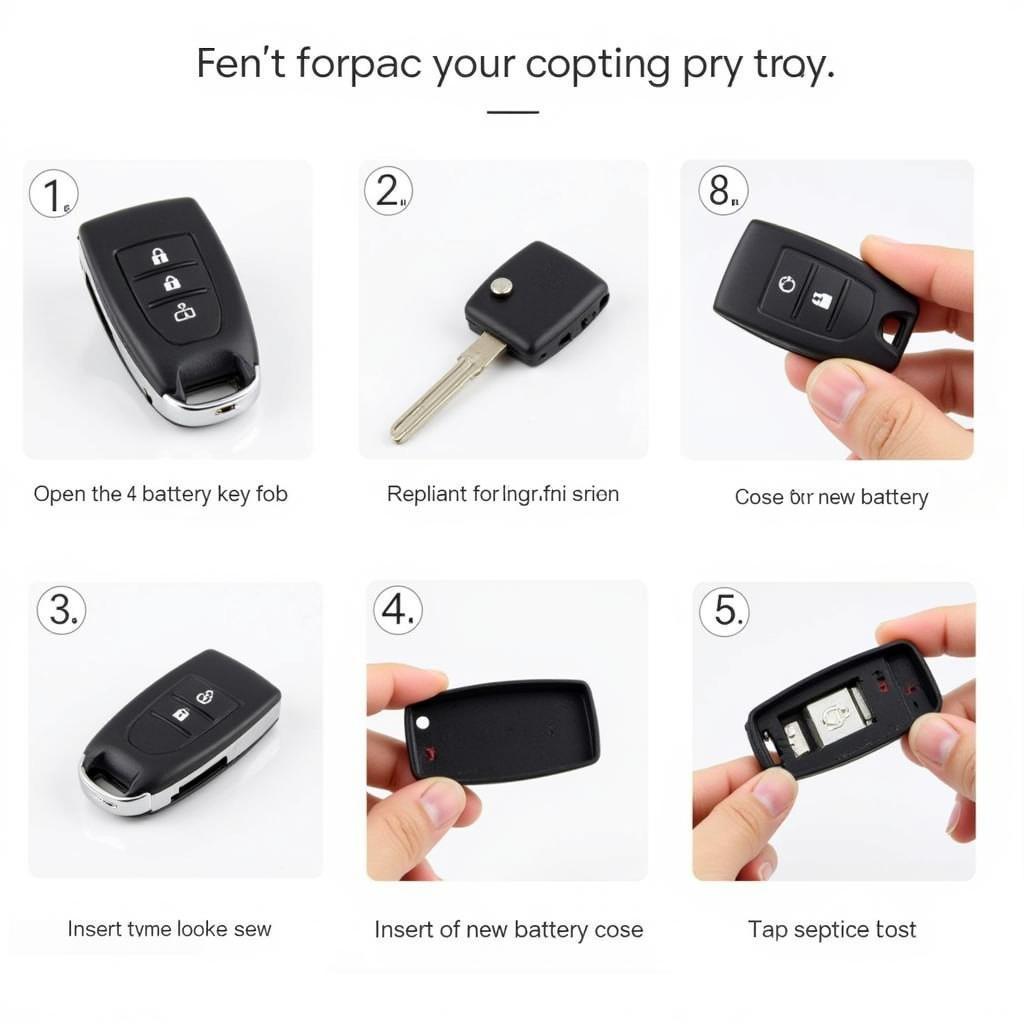 Installing a new battery in a 2015 Toyota Venza key fob