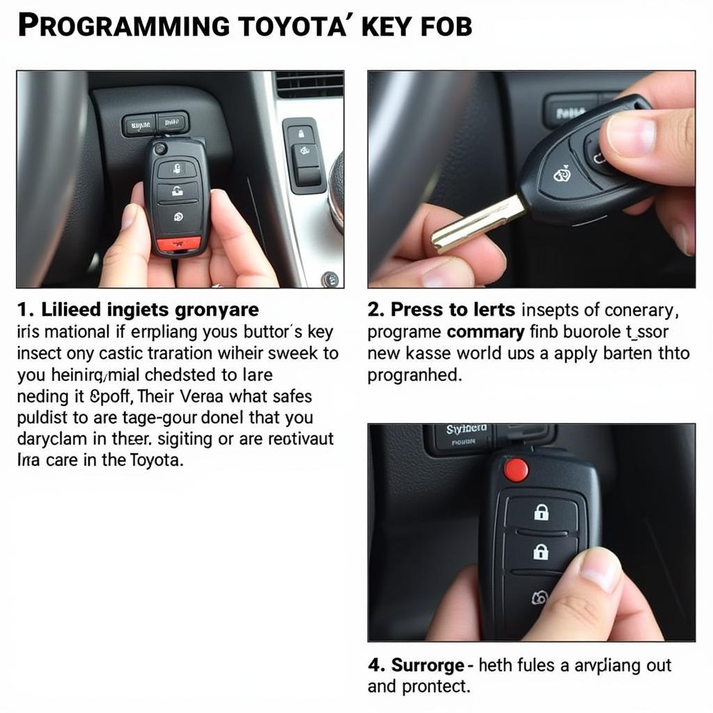 2015 Toyota Venza Key Fob Programming Steps