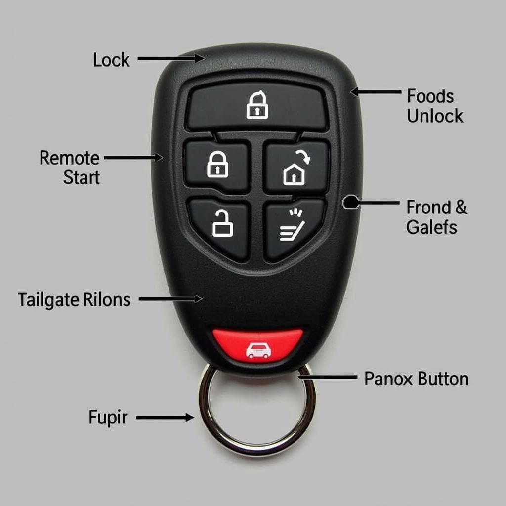 2016 F150 Key Fob Functions