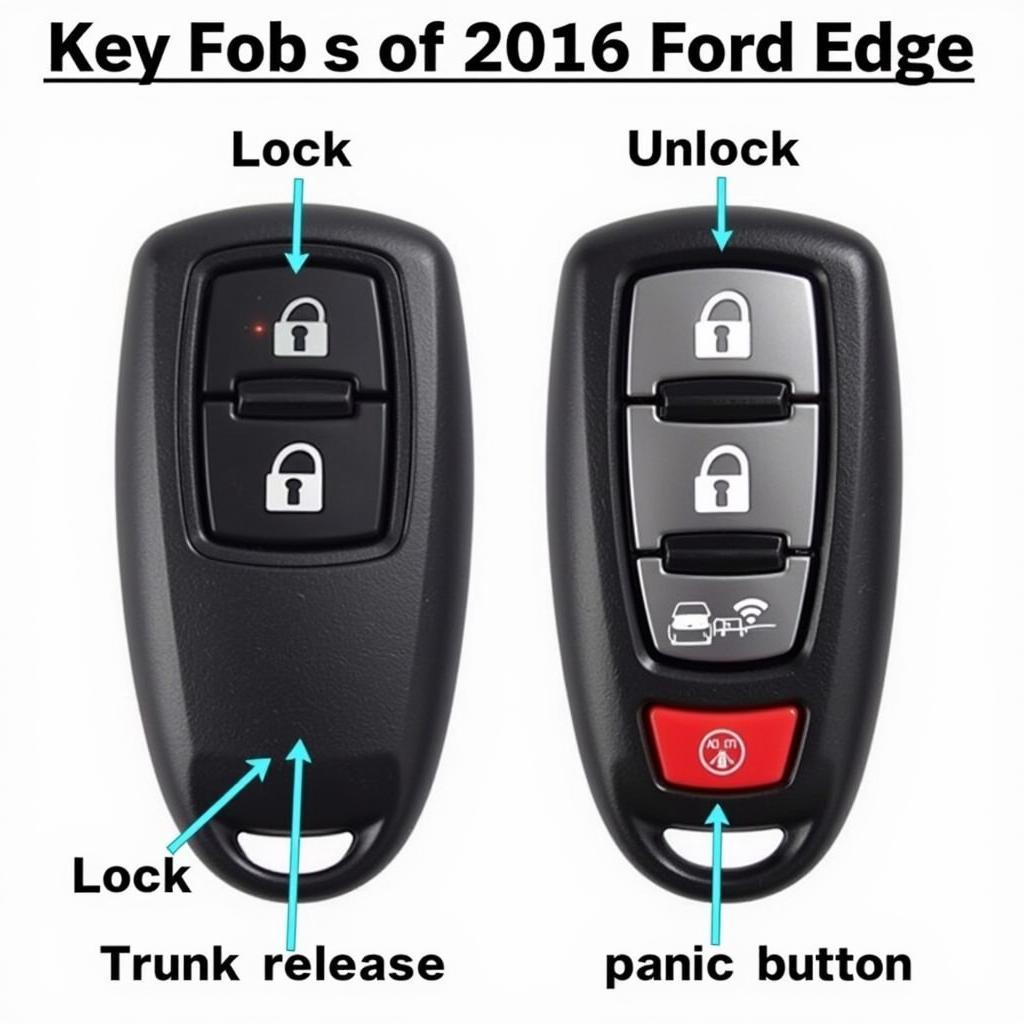 2016 Ford Edge Key Fob Features and Functions