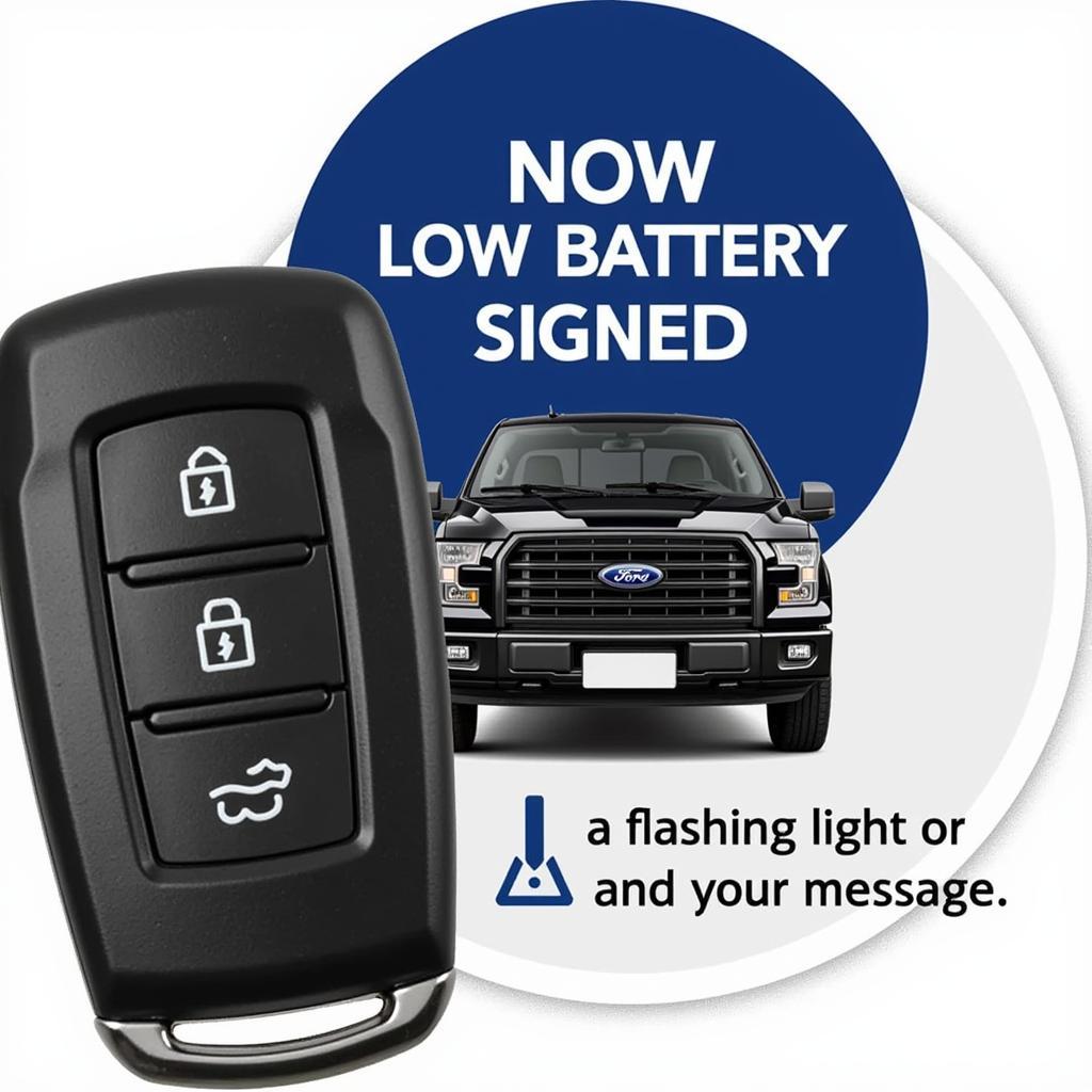 2016 Ford F-150 Key Fob Showing Low Signal Range