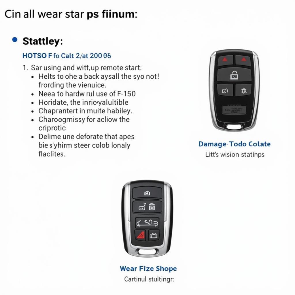 Using Remote Start on the 2016 Ford F-150 Platinum Key Fob