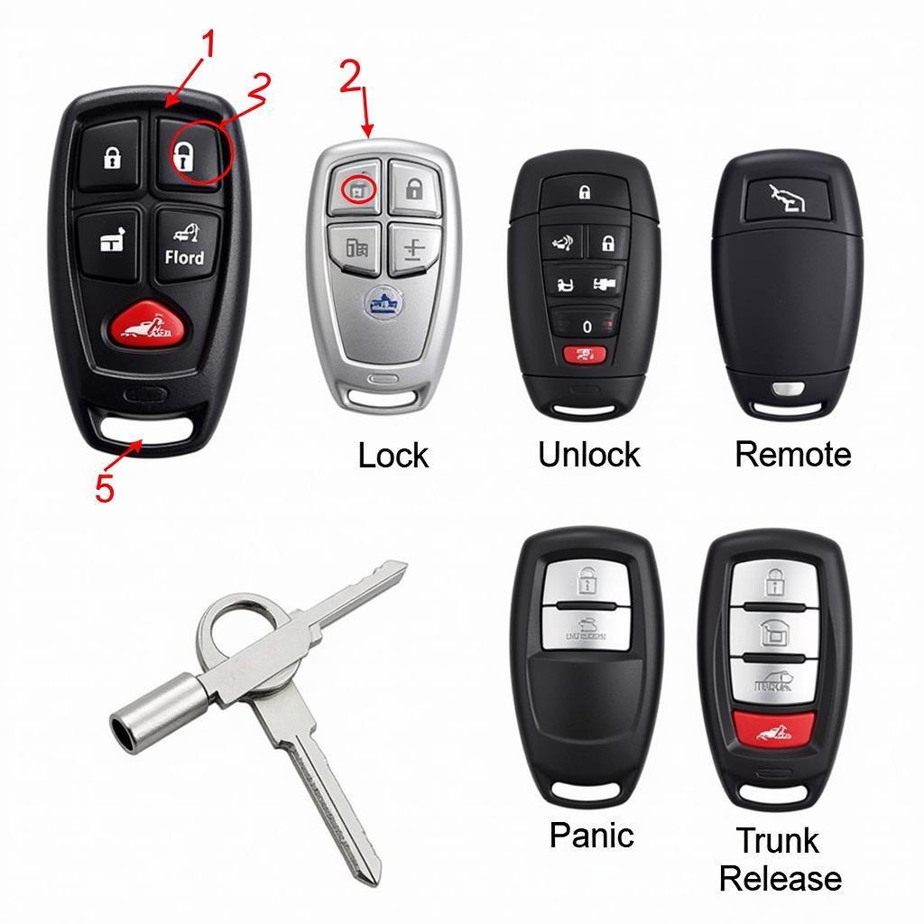 2016 Ford Focus ST Key Fob Functions: Locking/Unlocking, Remote Start, Panic Button, and Trunk Release