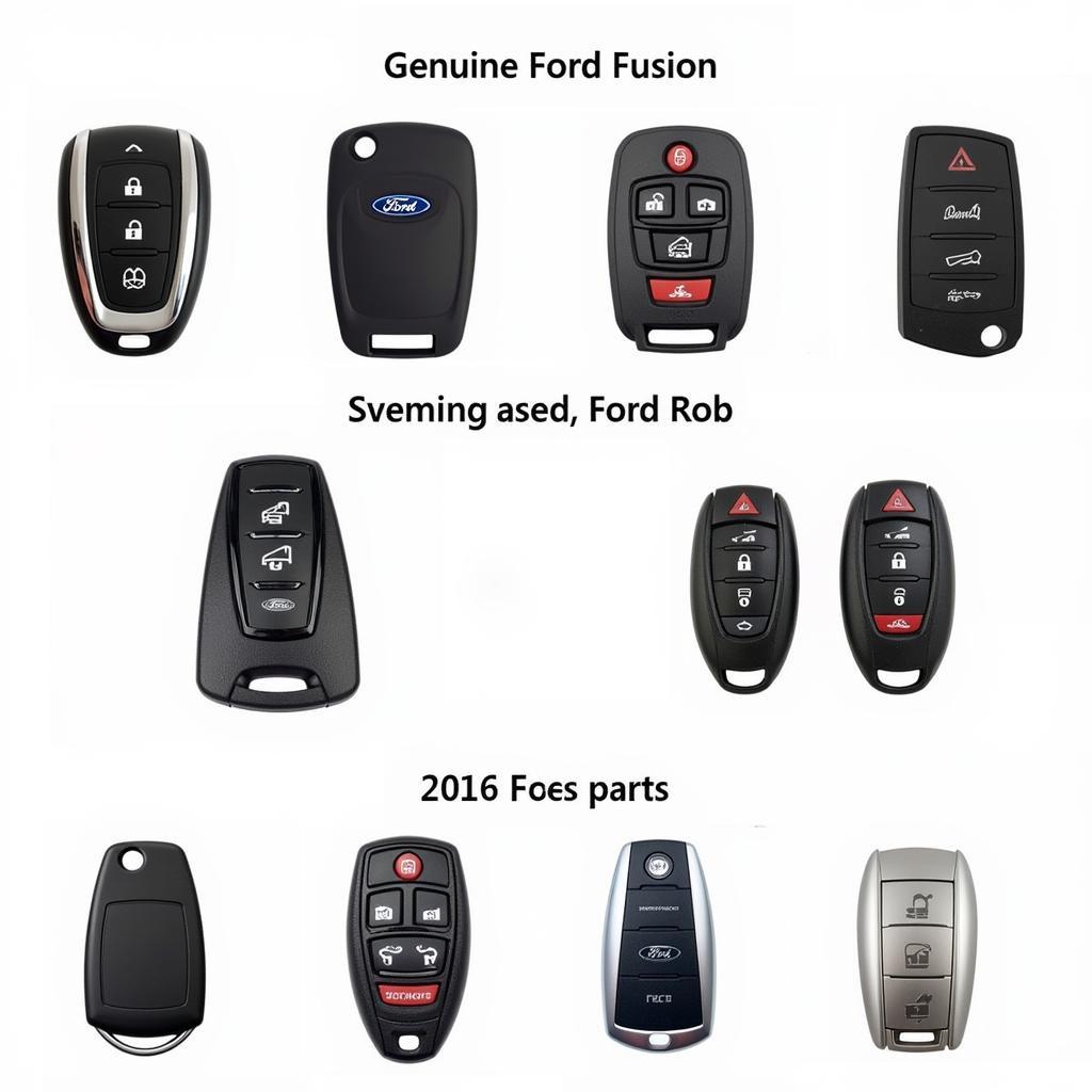 Different Replacement Options for 2016 Ford Fusion Key Fob Covers