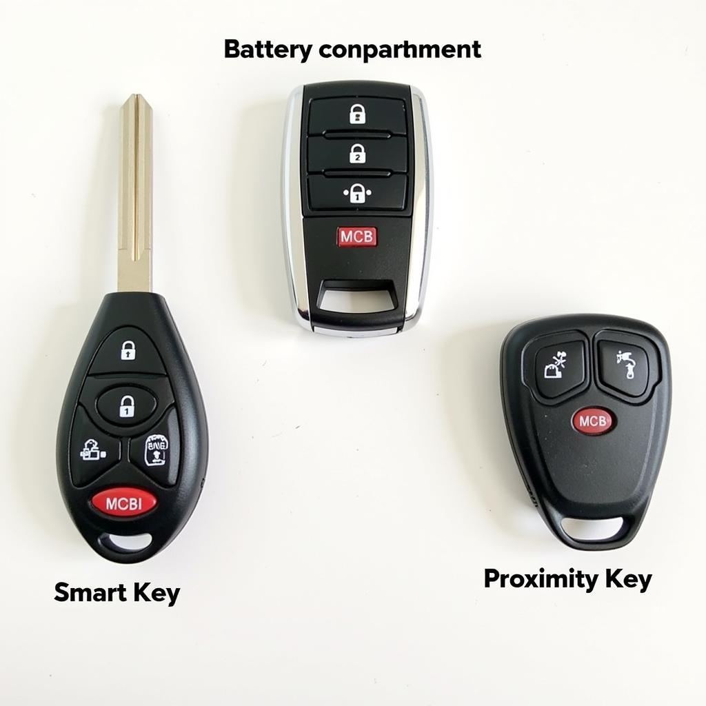 Different 2016 Ford Key Fob Types