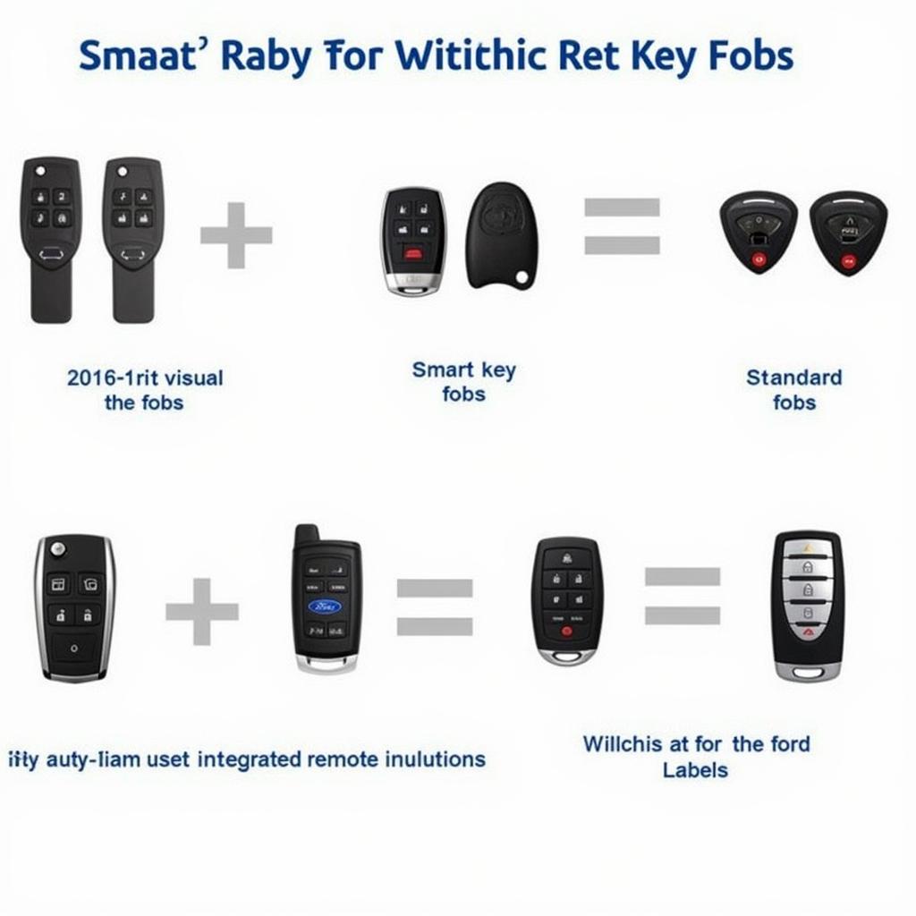 Different 2016 Ford Taurus Key Fob Types