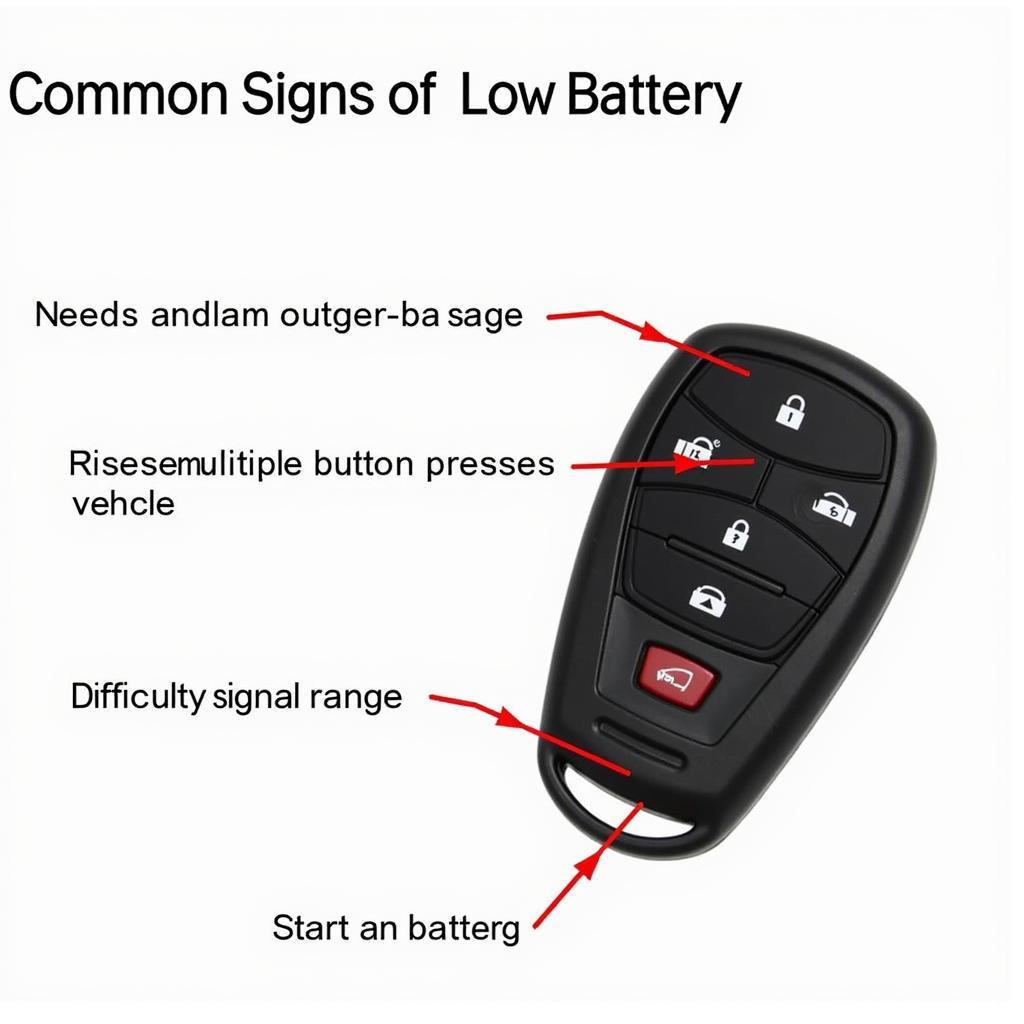 2016 Jetta Key Fob Low Battery Signs: Multiple Presses, Decreased Range, Car Not Starting