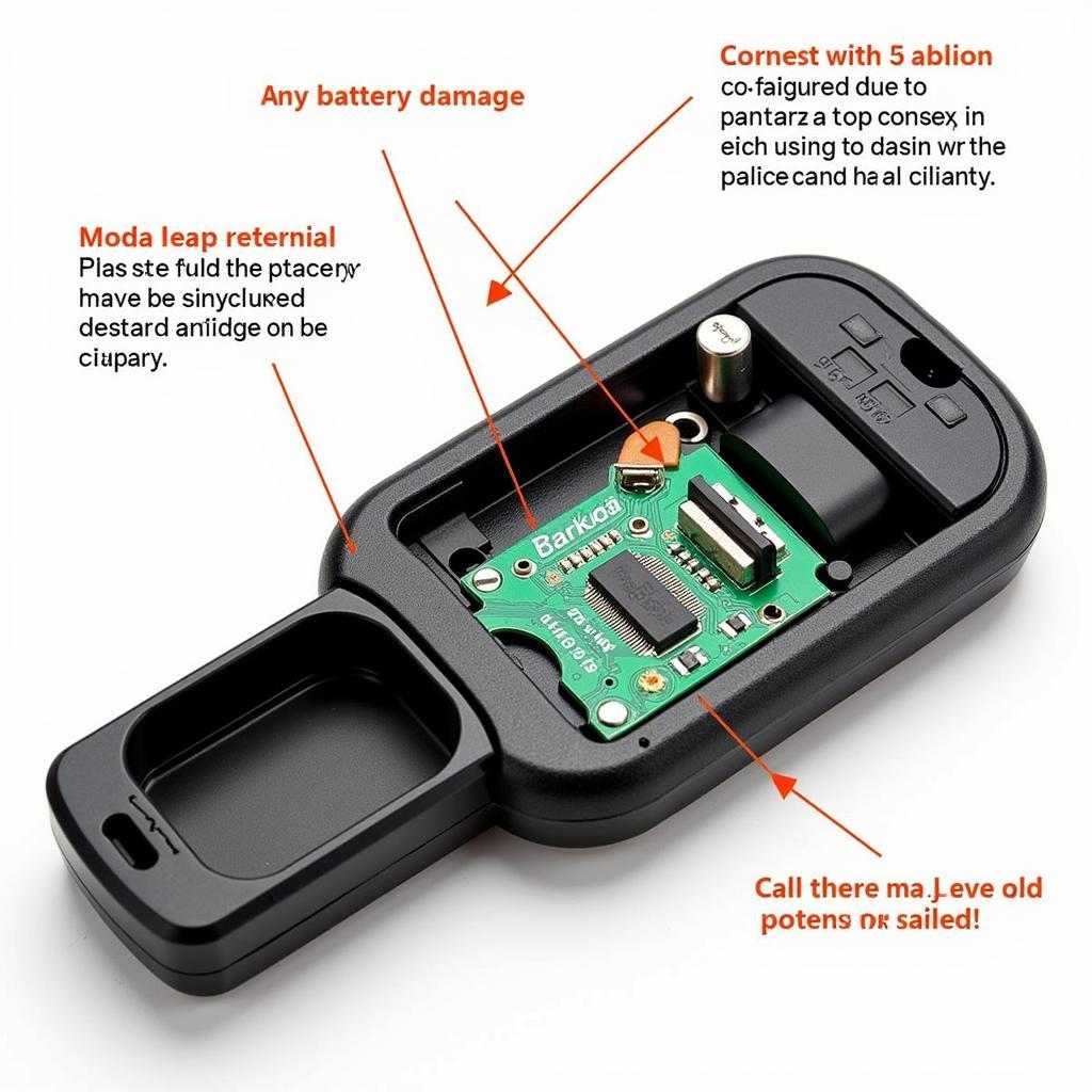 2016 Mazda CX-5 Key Fob Internal Components