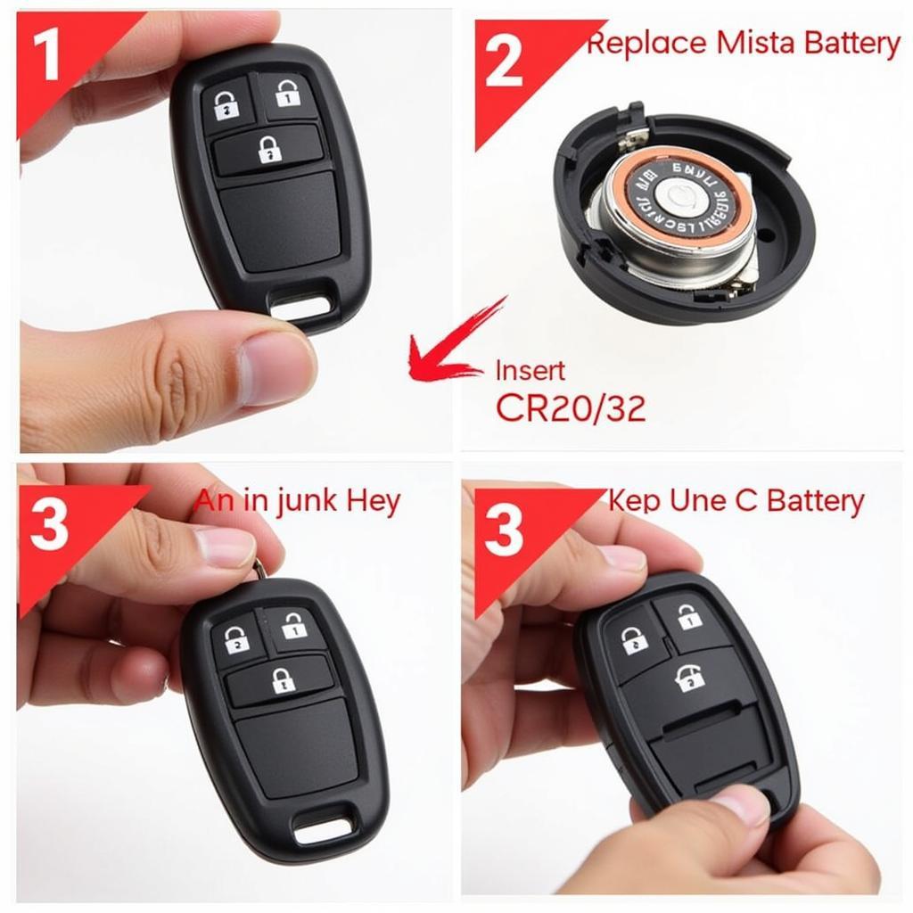 Replacing the battery in a 2016 Mazda Miata key fob