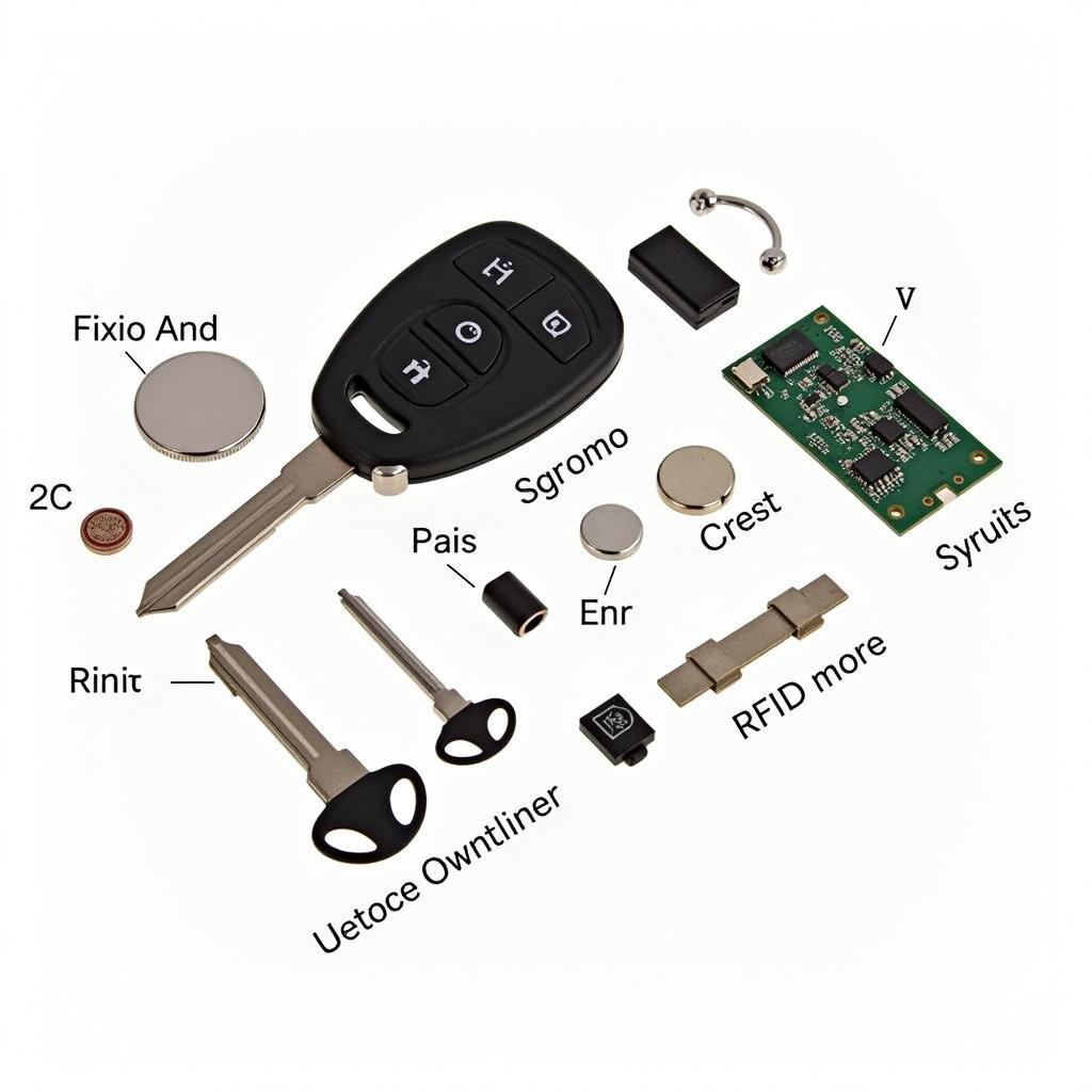 2016 Nissan Altima Key Fob Components Explored