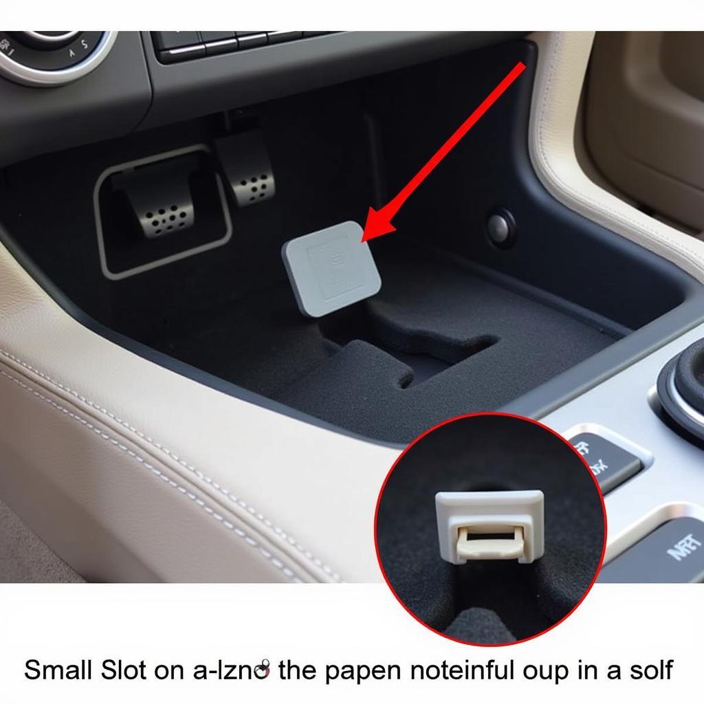 2016 Nissan Altima Key Fob Slot Location in Center Console