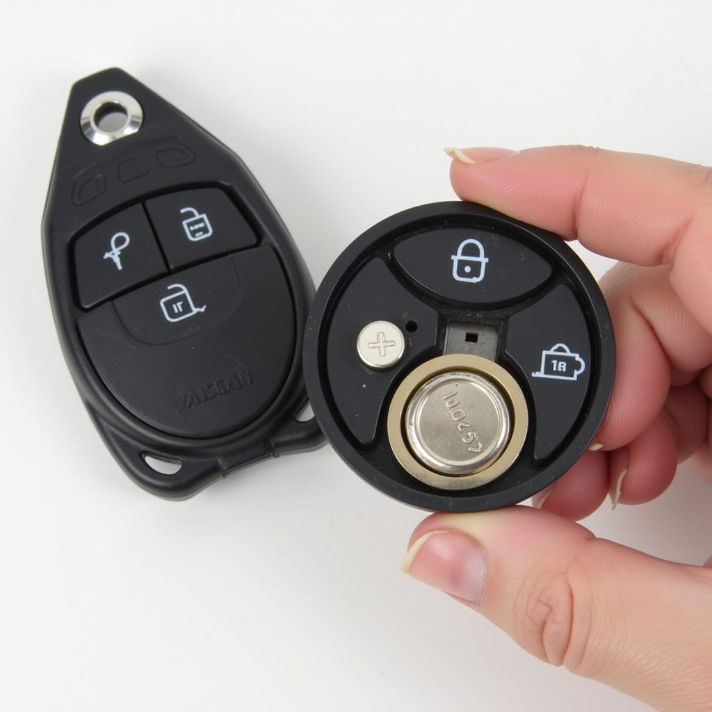 Installing a New Battery in a 2016 Nissan Key Fob