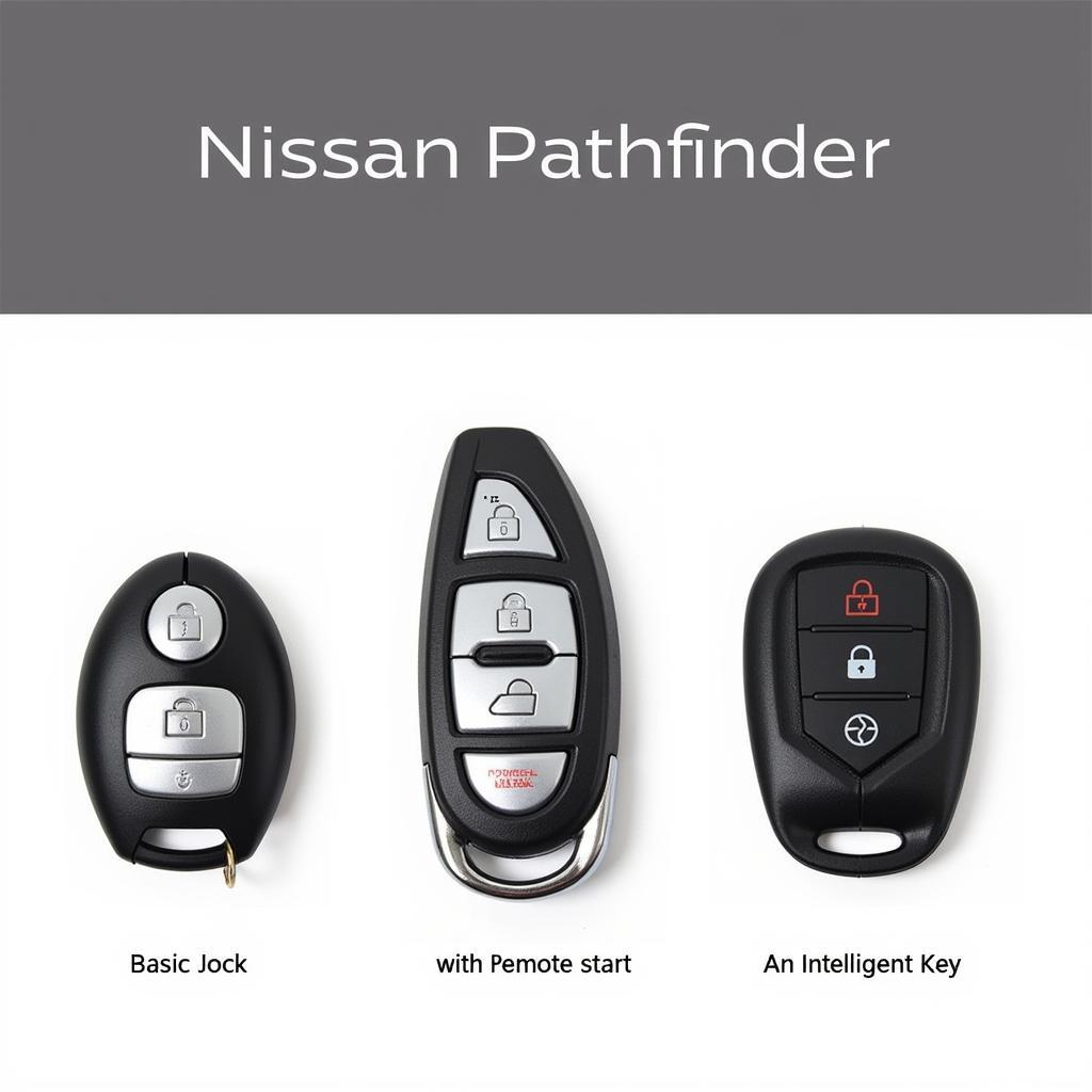 Different 2016 Nissan Pathfinder Key Fobs