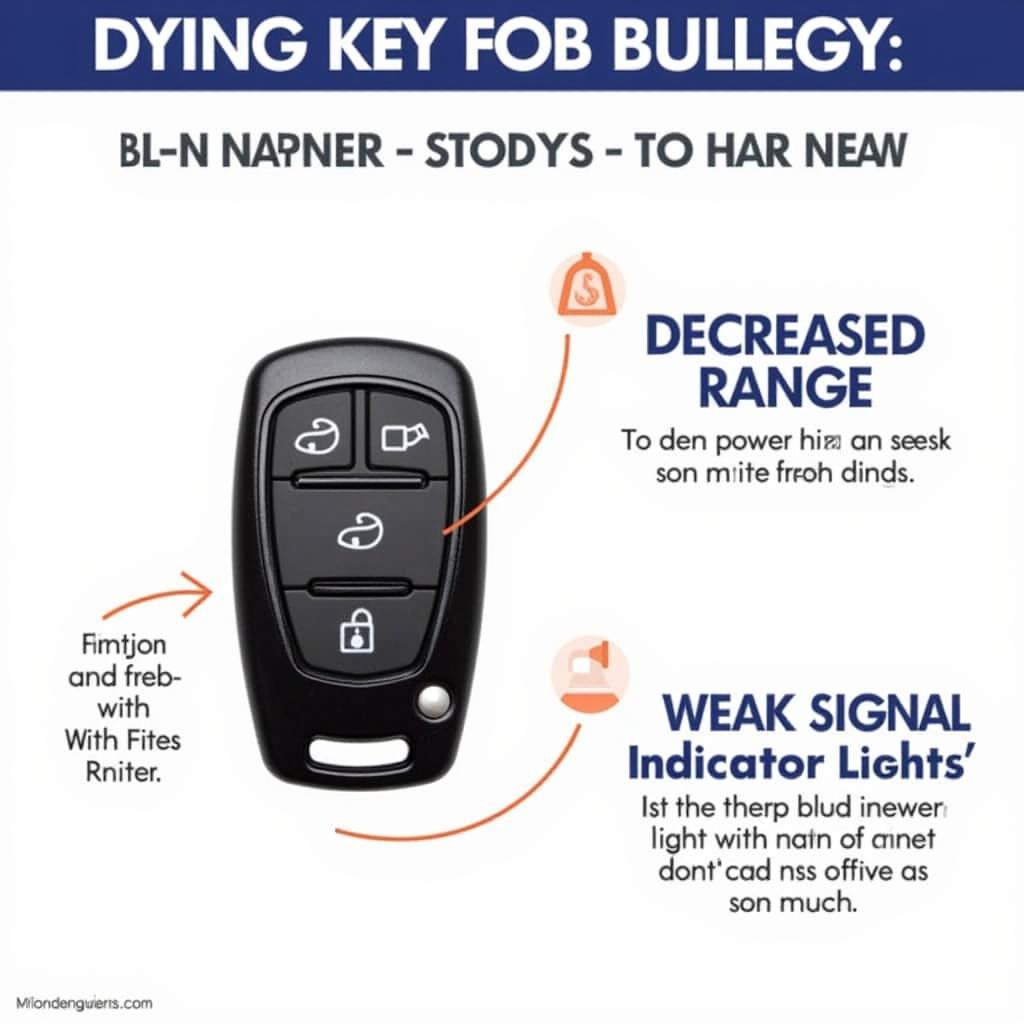 2016 Acura RLX Key Fob Showing Low Battery Signs