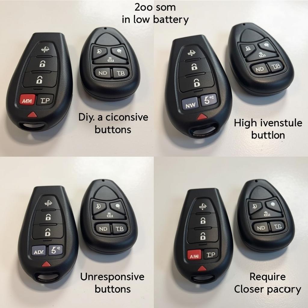 2016 Subaru Outback Key Fob Low Battery Signs