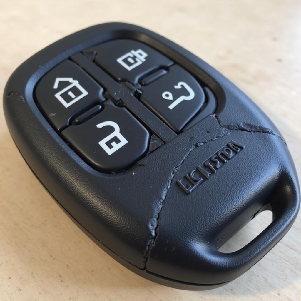 Damaged 2016 Toyota 4Runner Key Fob