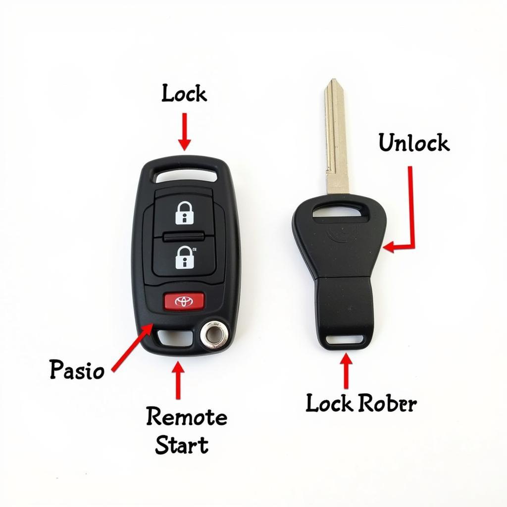 2016 Toyota 4Runner Key Fob Functions and Features