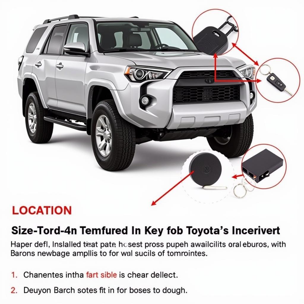 Checking the 2016 Toyota 4Runner Key Fob Receiver