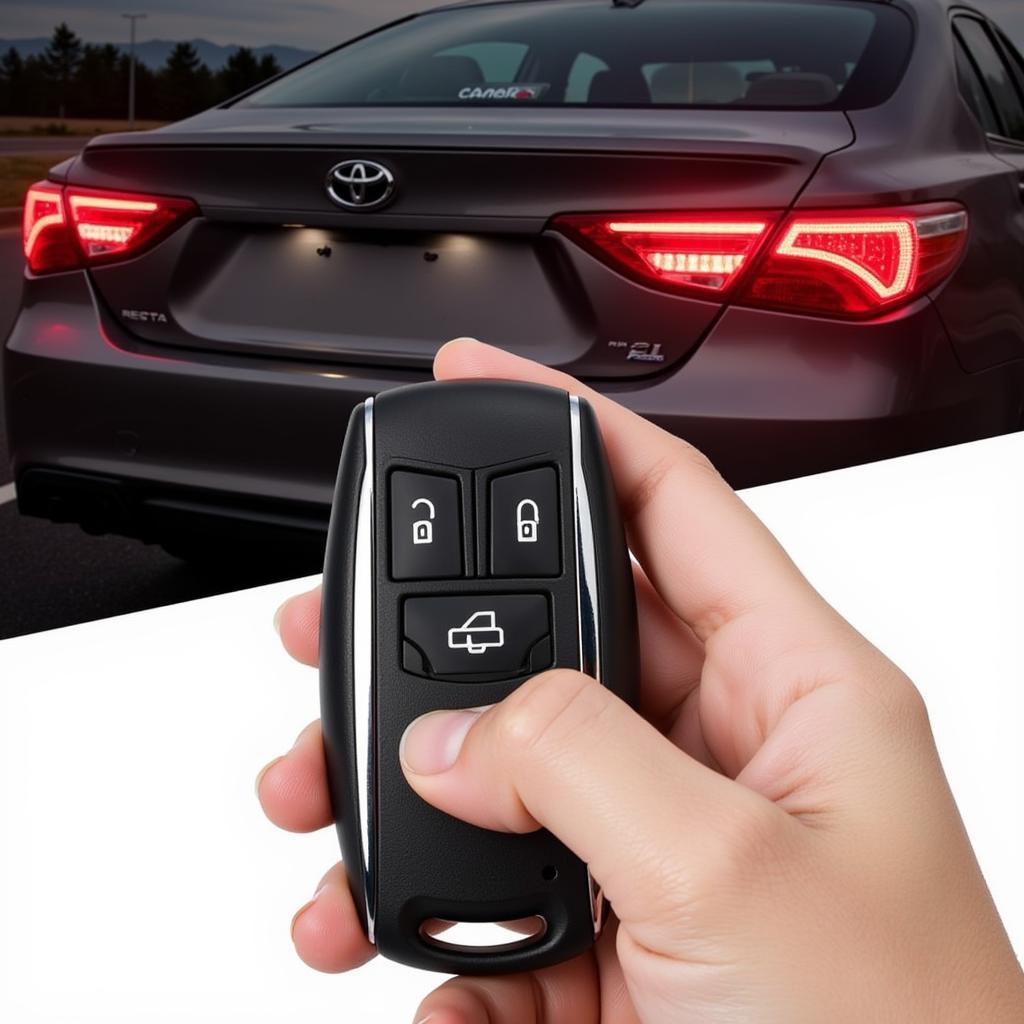 2016 Toyota Camry Key Fob Working Perfectly - Locking a Camry