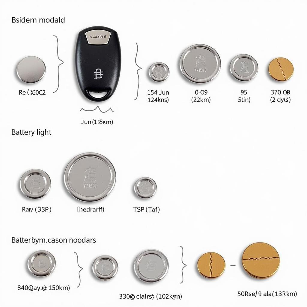 Different Battery Types for 2016 Toyota Corolla Key Fobs