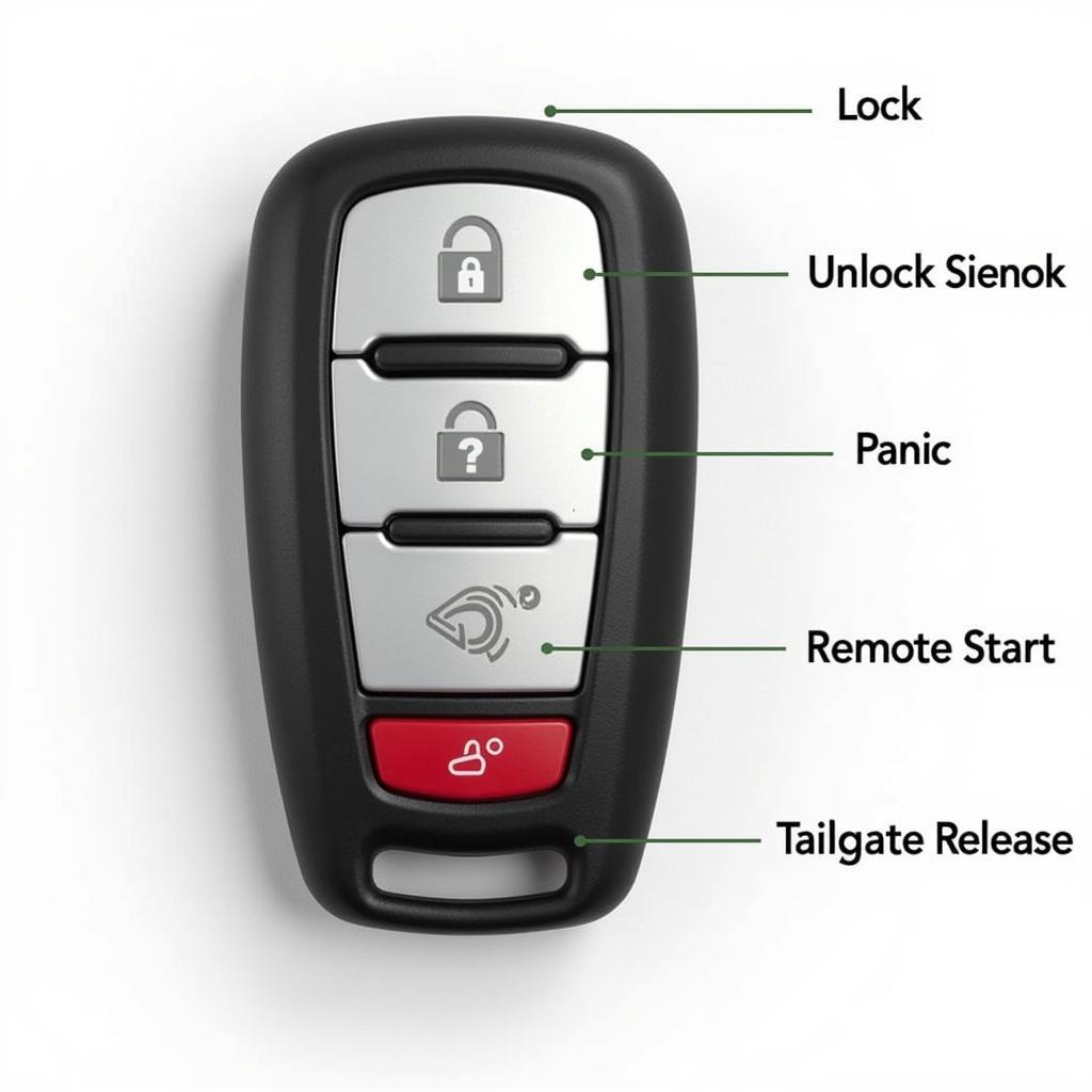 2016 Toyota Sienna Key Fob Functions