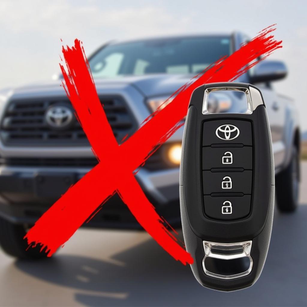 2016 Toyota Tacoma Key Fob Malfunctioning