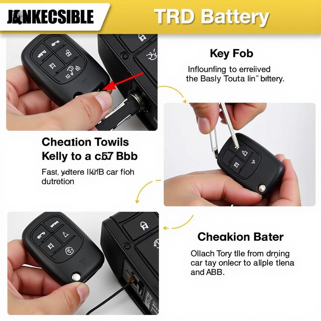 Replacing the Battery in a 2016 Toyota Tacoma TRD Sport Key Fob