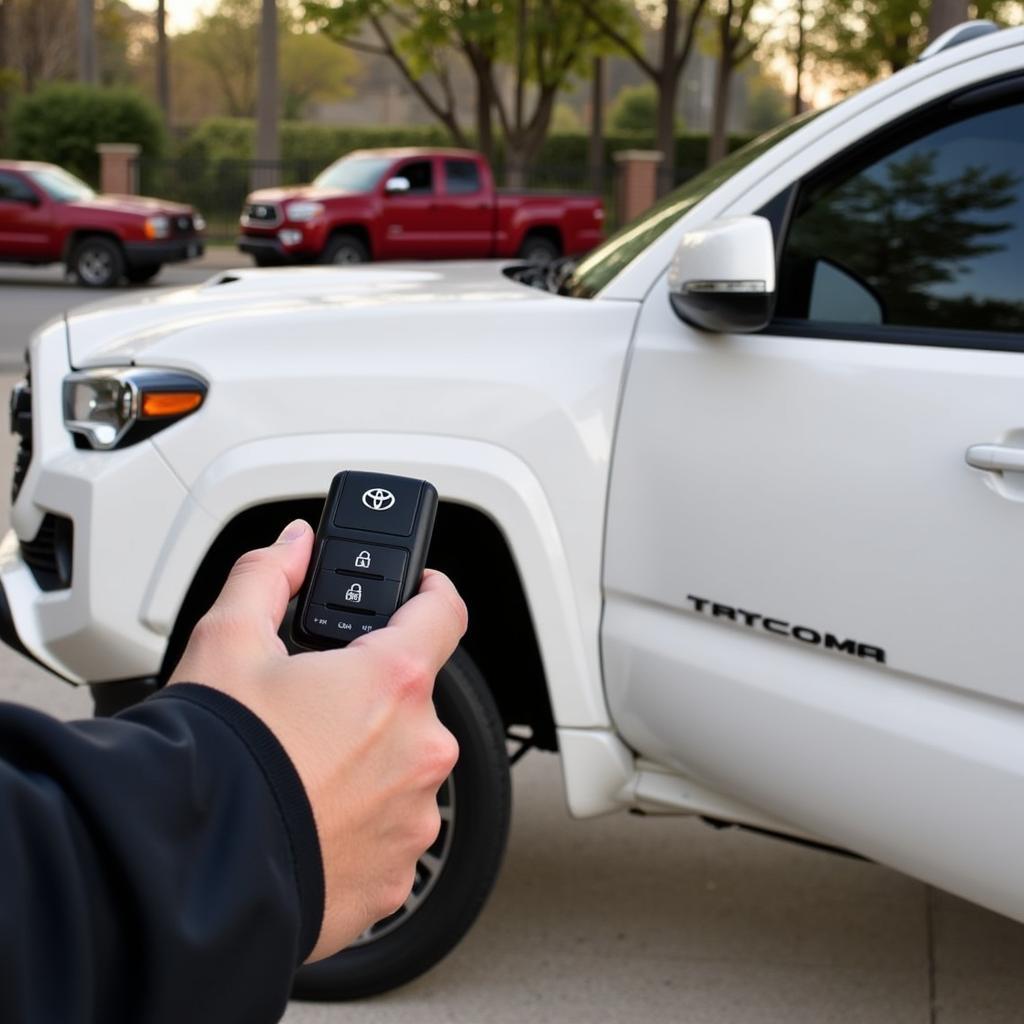 2016 Toyota Tacoma TRD Sport Key Fob Range