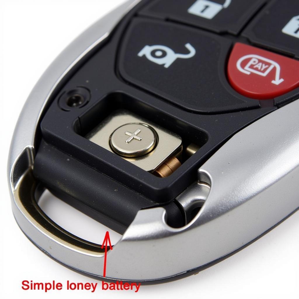 2017 Camry Key Fob Battery Location and Orientation Inside the Casing