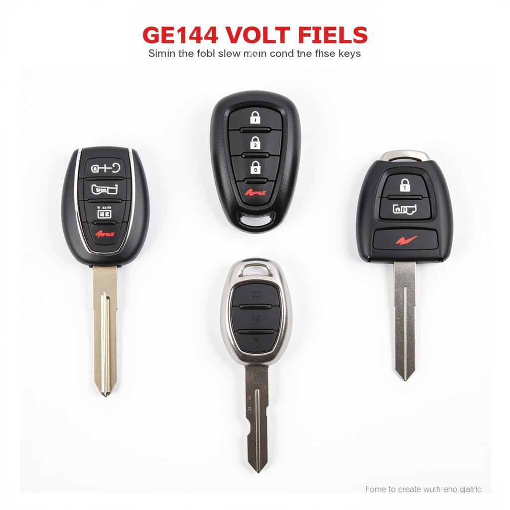 Different 2017 Chevy Volt Key Fob Types