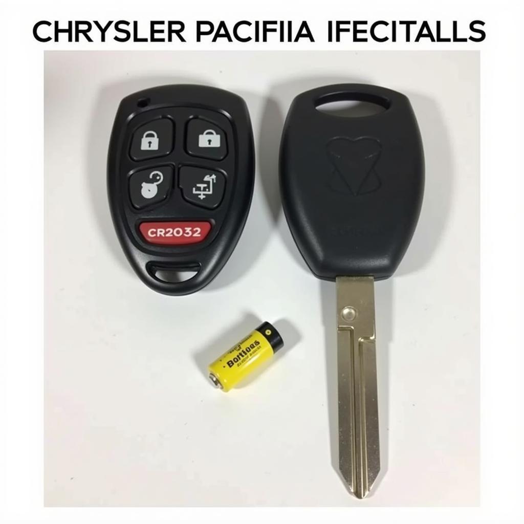 2017 Chrysler Pacifica Key Fob Battery Replacement - CR2032 Battery