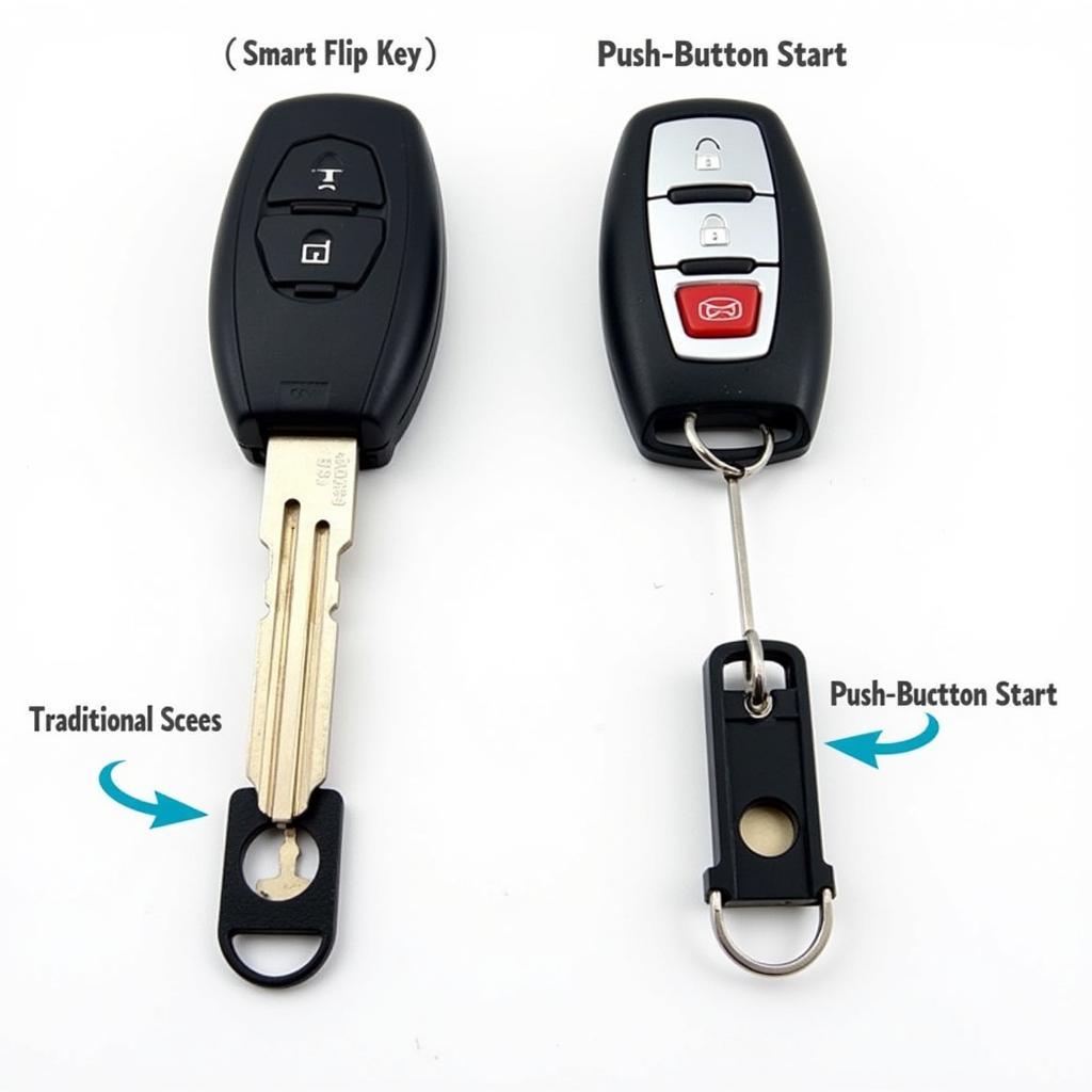 2017 F250 Key Fob Types: Flip Key and Smart Key