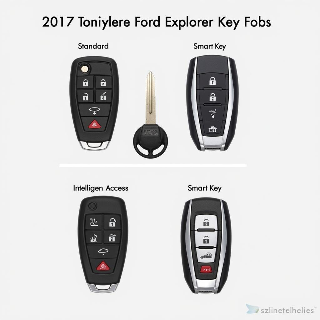 2017 Ford Explorer Key Fob Types: Standard and Intelligent Access