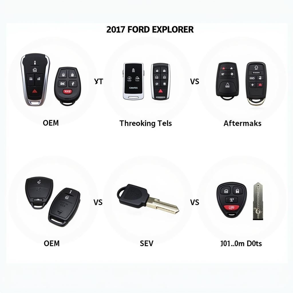 Different Types of 2017 Ford Explorer Key Fobs - OEM and Aftermarket