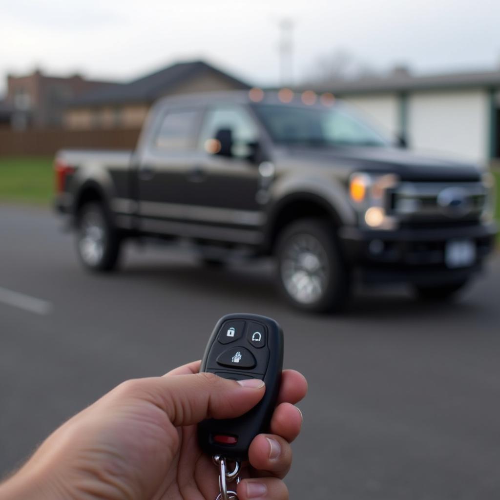 2017 Ford F250 Key Fob with Reduced Range Due to Low Battery