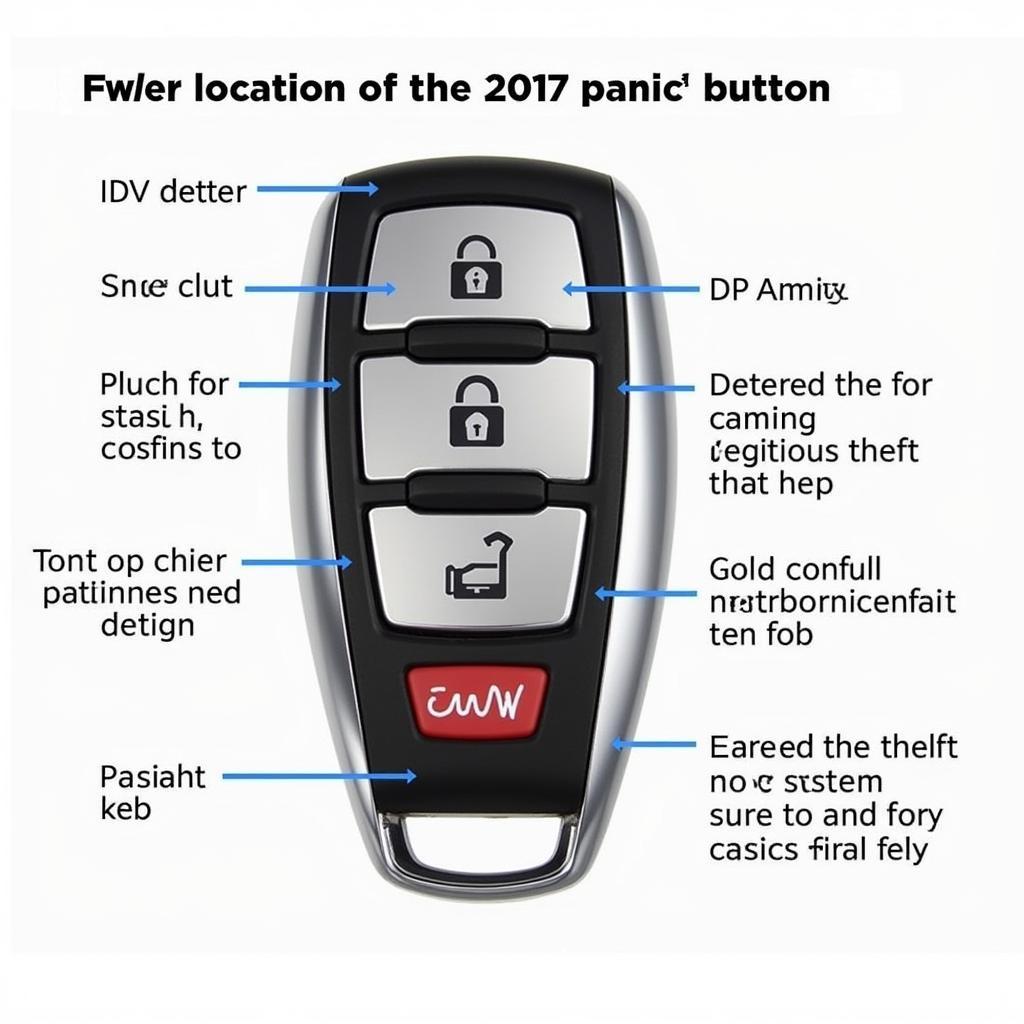 2017 Ford Fusion Key Fob Panic Button: Location and Function in Emergency Situations