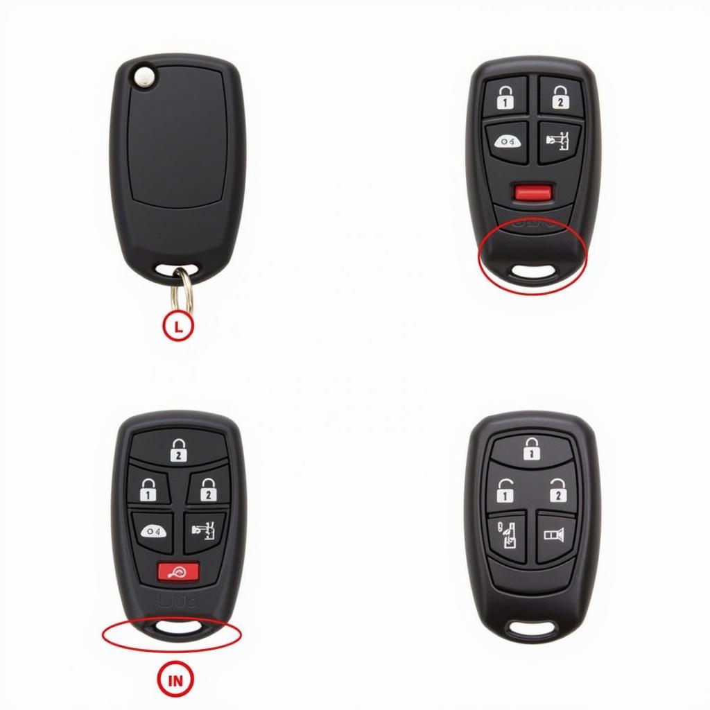 Locating the release button on a 2017 GMC Yukon Key Fob